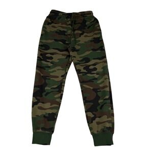 LCKR Camo Fleece Joggers Men S Green Camouflage Drawstring Sweatpants
